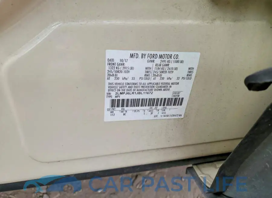 2LMPJ6LR1JBL11672# 12
