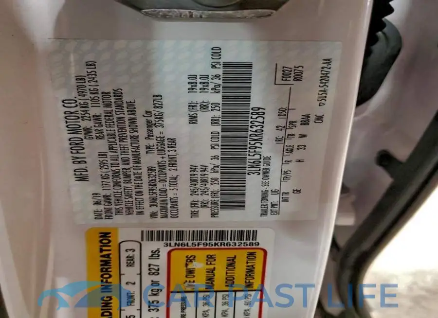 3LN6L5F95KR632589# 12