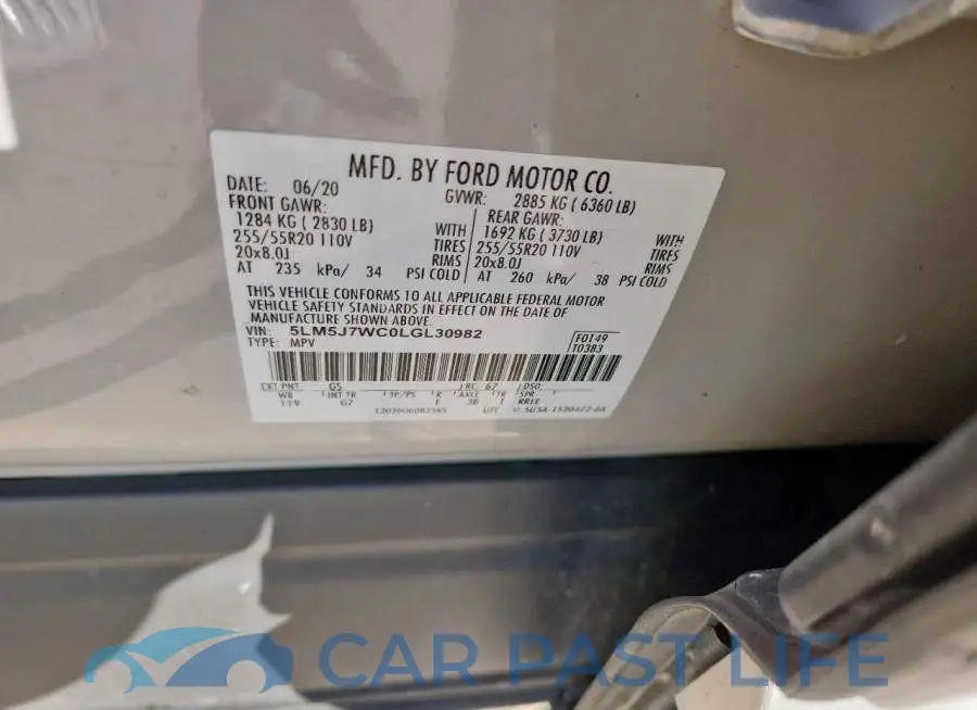 5LM5J7WC0LGL30982# 13