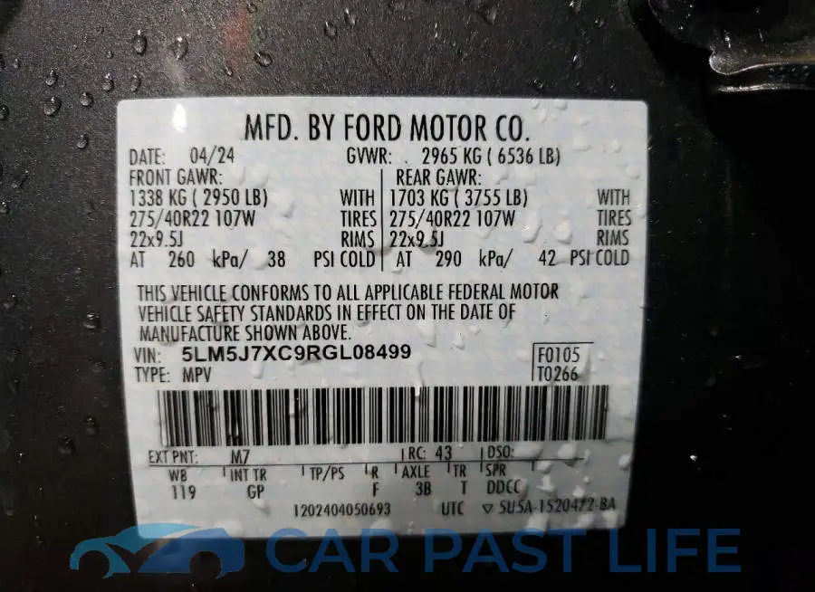 5LM5J7XC9RGL08499# 14