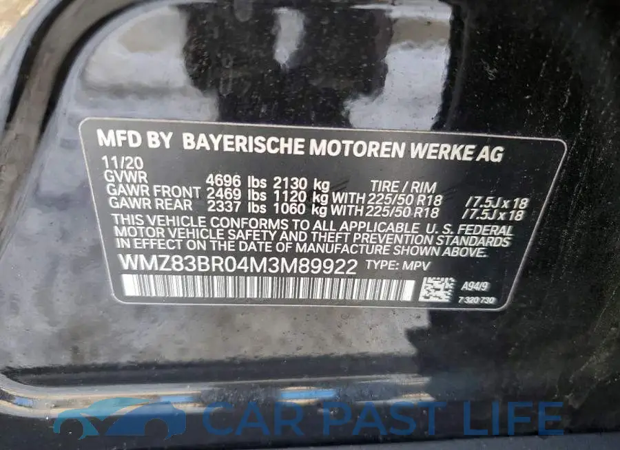 WMZ83BR04M3M89922# 12