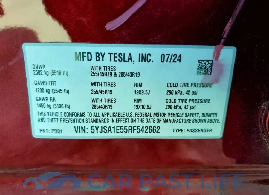 5YJSA1E55RF542662# 12