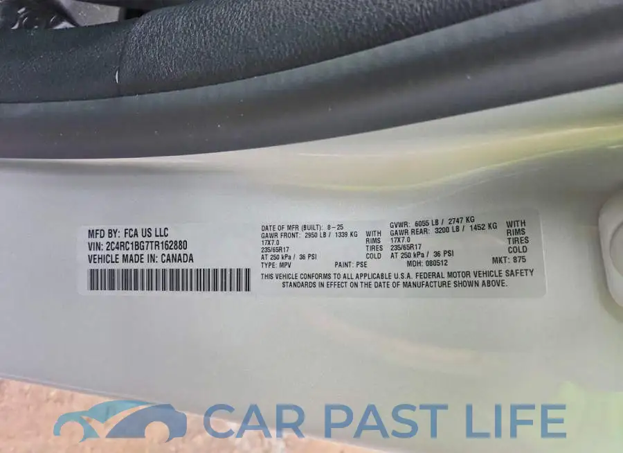 2C4RC1BG7TR162880# 14