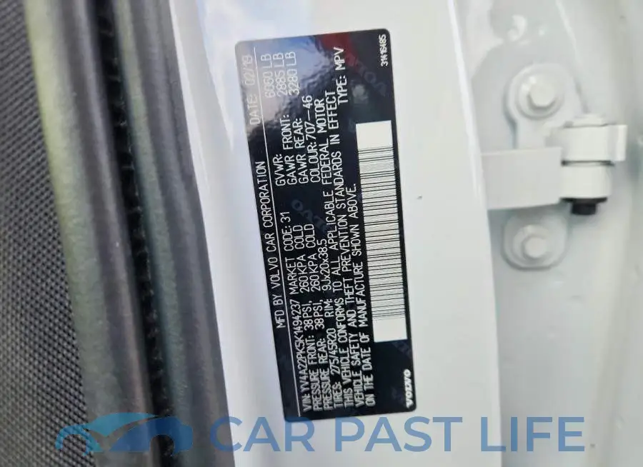YV4A22PK5K1494237# 14