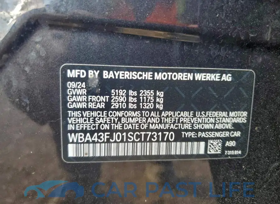 WBA43FJ01SCT73170# 12