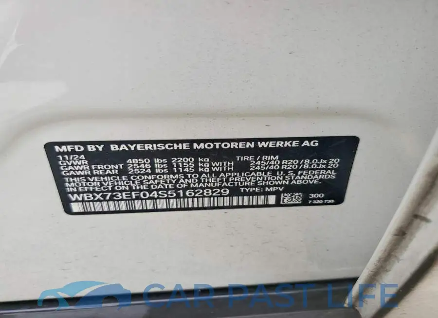WBX73EF04S5162829# 13