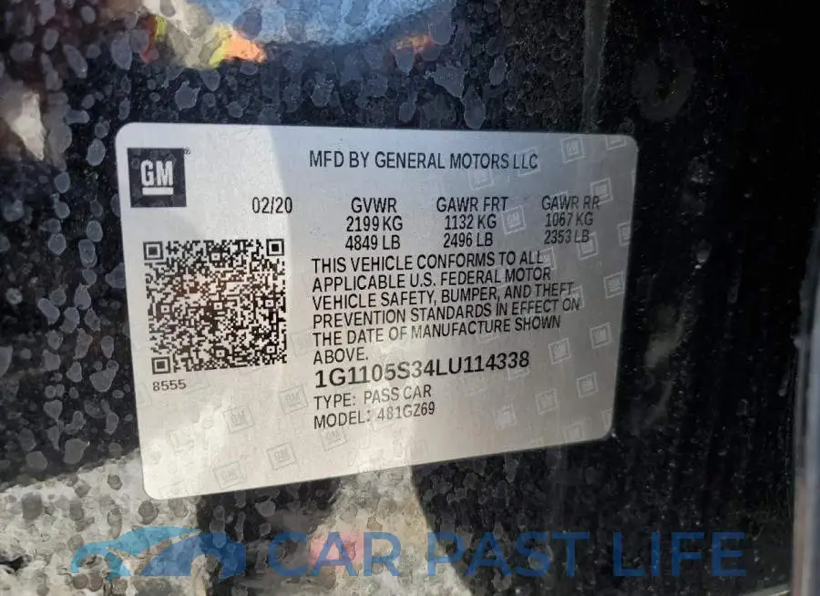 1G1105S34LU114338# 13