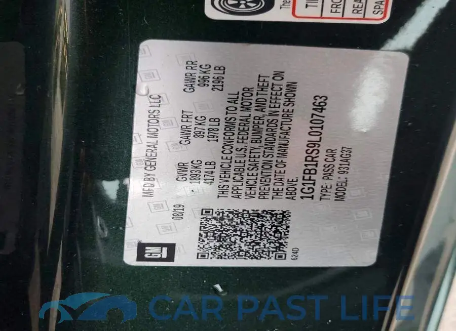 1G1FB1RS9L0107463# 12