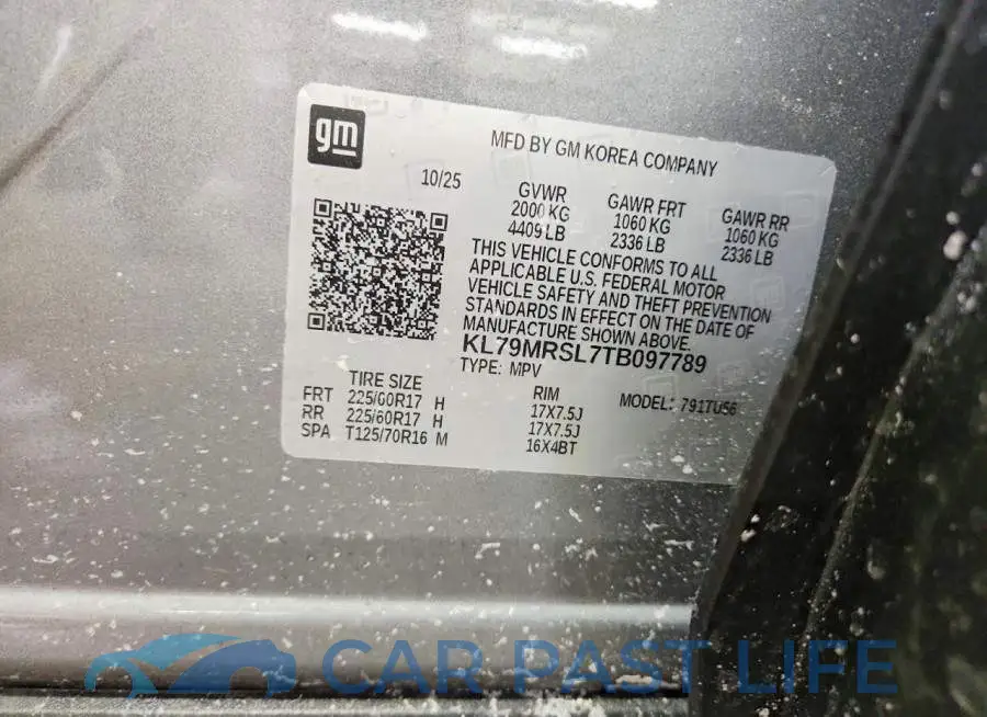 KL79MRSL7TB097789# 13
