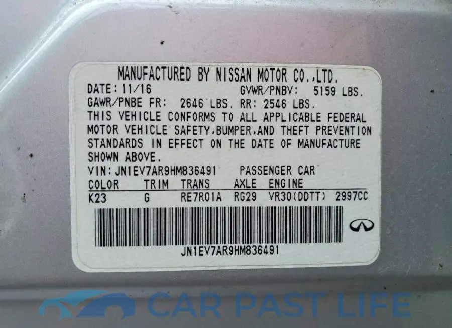 JN1EV7AR9HM836491# 12
