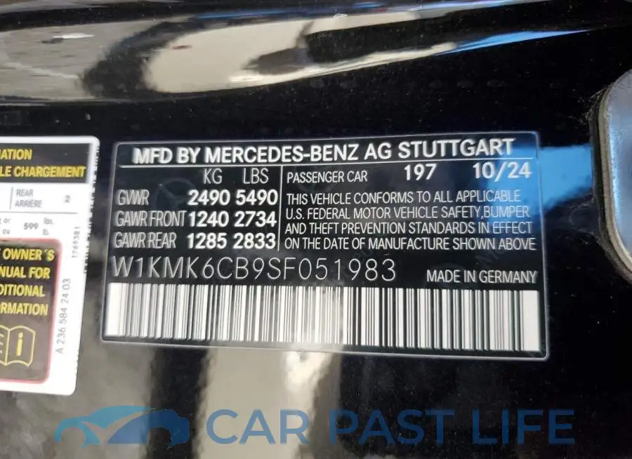 W1KMK6CB9SF051983# 13