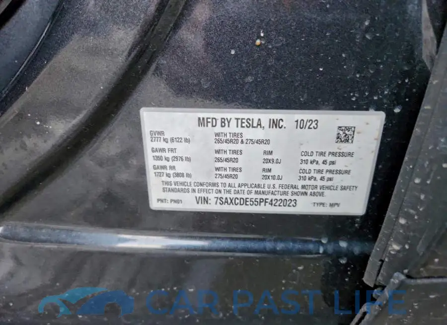 7SAXCDE55PF422023# 13
