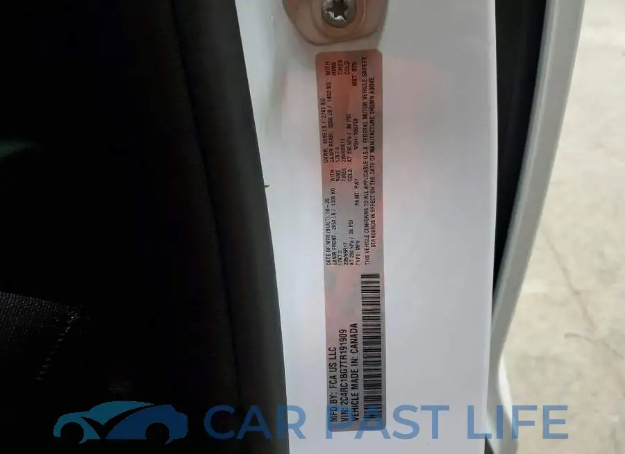2C4RC1BG7TR191909# 13