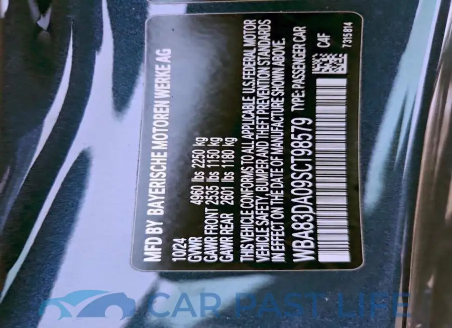 WBA83DA09SCT98579# 12