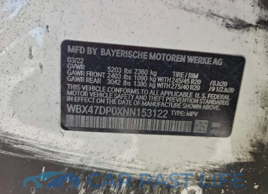 WBX47DP0XNN153122# 13