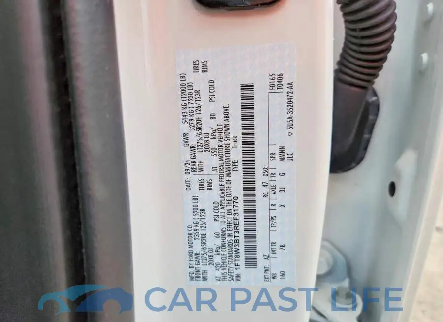 1FT8W3BT3REF31770# 12