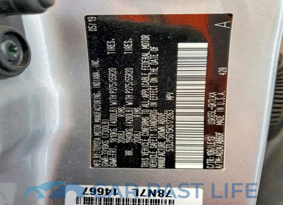 5TDJY5G15KS173263# 13
