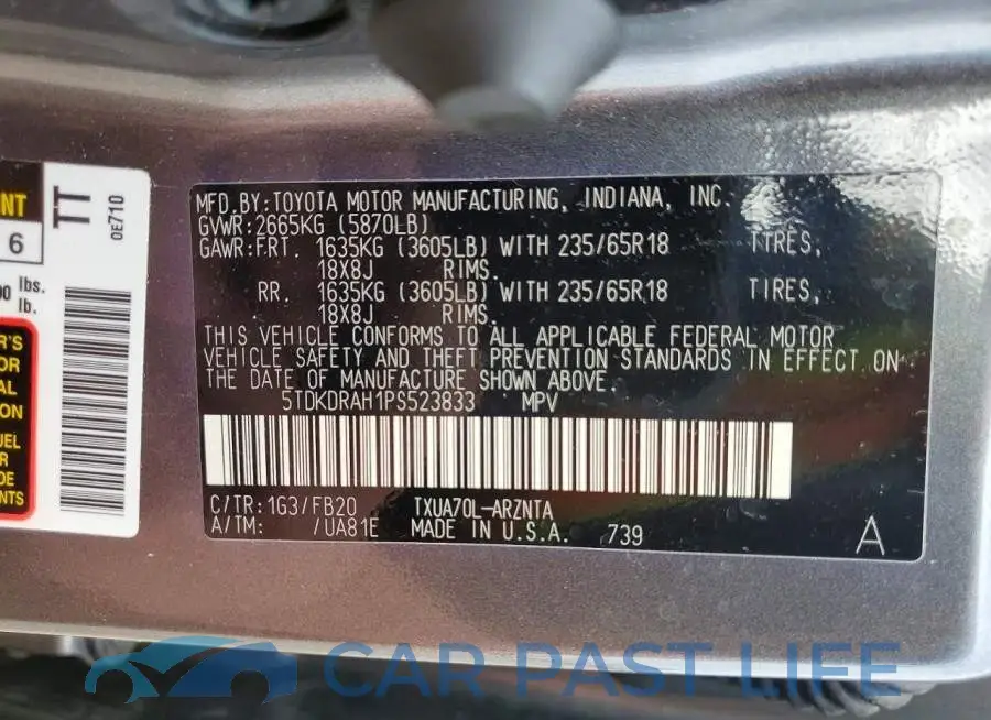 5TDKDRAH1PS523833# 13