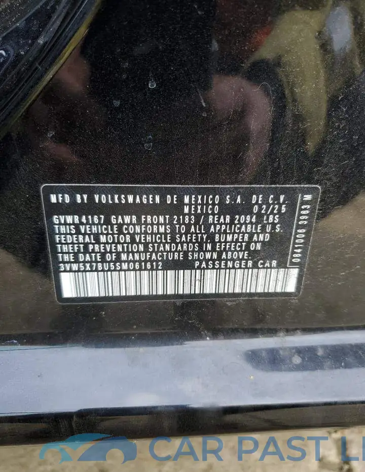 3VW5X7BU5SM061612# 12