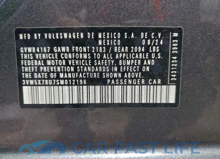 3VW5X7BU7SM012198# 12