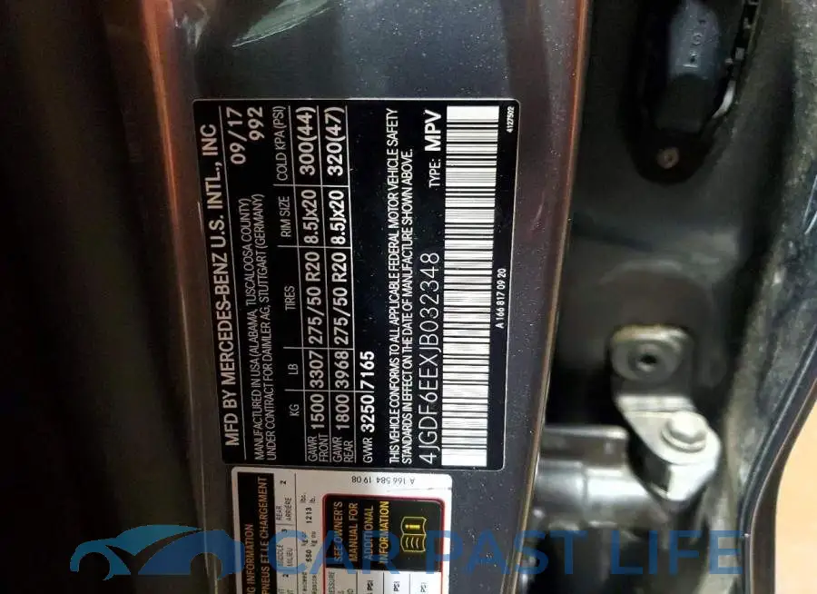 4JGDF6EEXJB032348# 13
