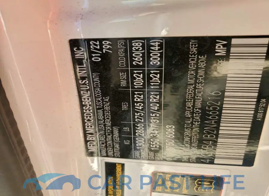 4JGFB4JB2NA665216# 13