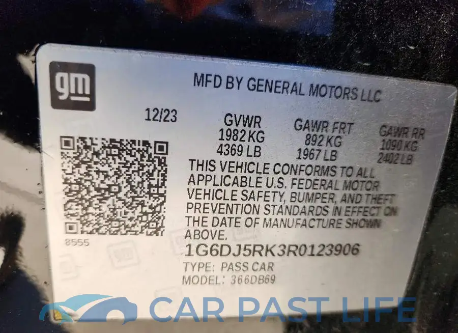 1G6DJ5RK3R0123906# 12