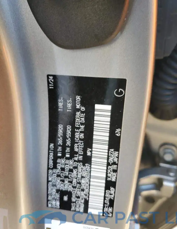 JTJTBCDX2R5031697# 13
