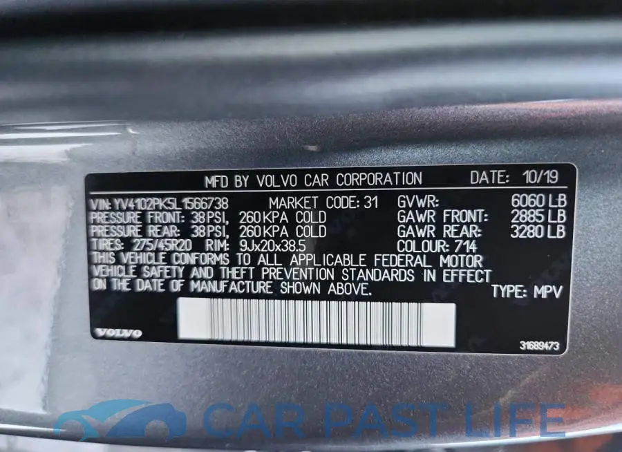 YV4102PK5L1566738# 13