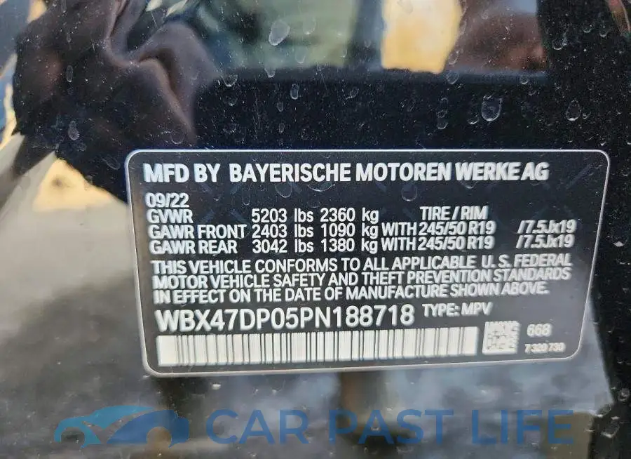 WBX47DP05PN188718# 13