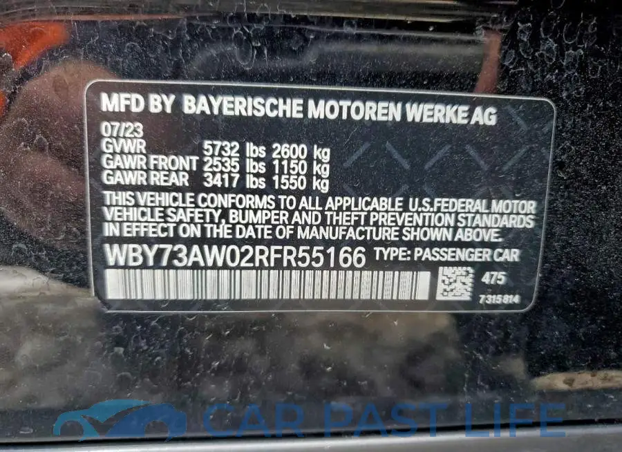 WBY73AW02RFR55166# 13