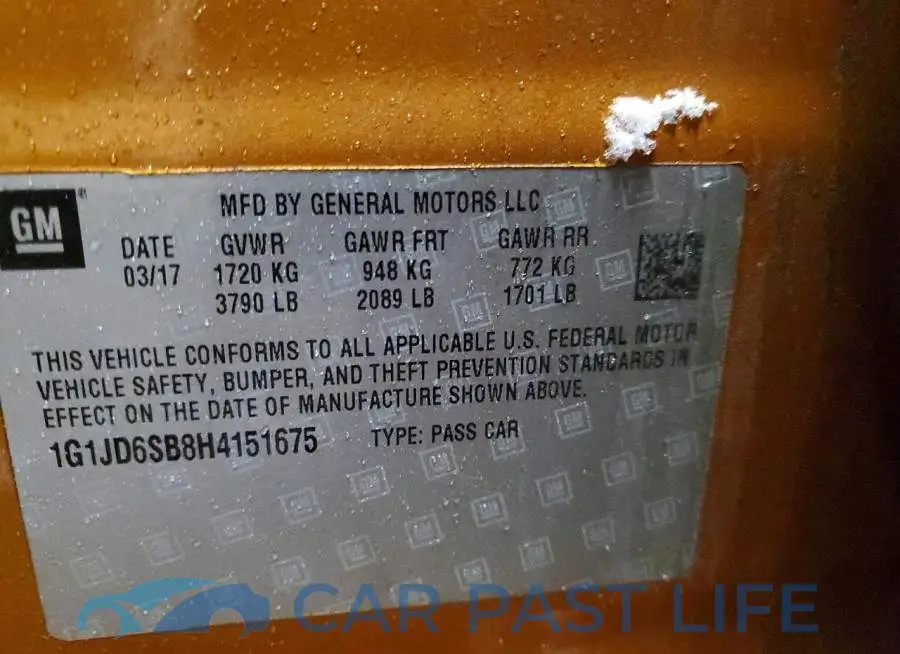 1G1JD6SB8H4151675# 12