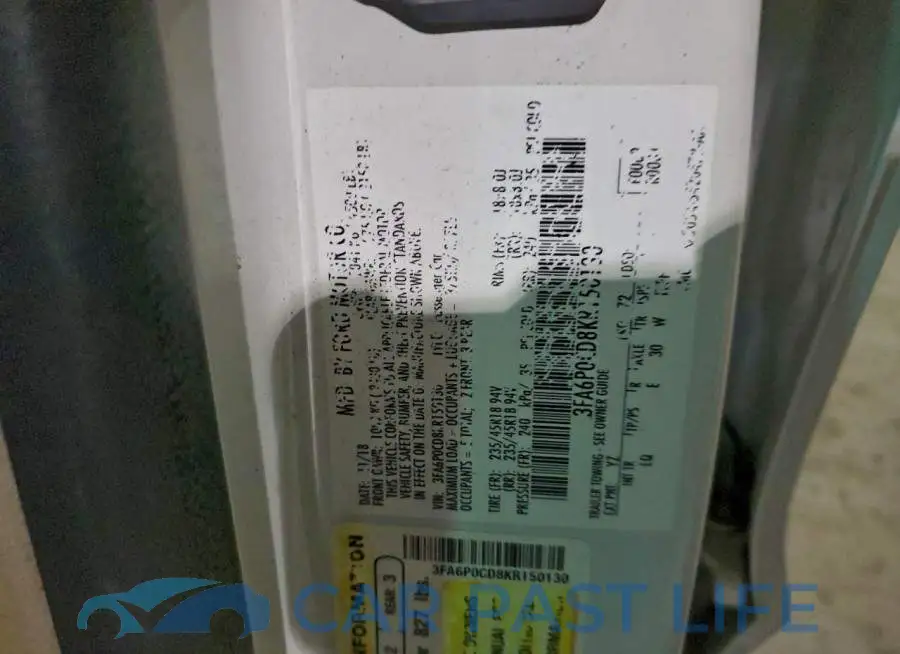 3FA6P0CD8KR150130# 12