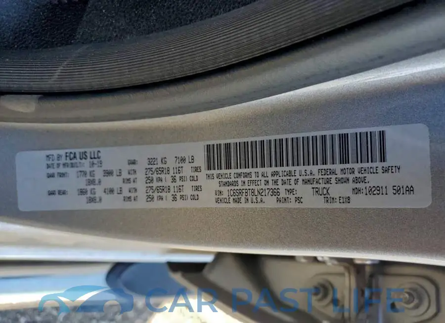 1C6SRFBT8LN217366# 12