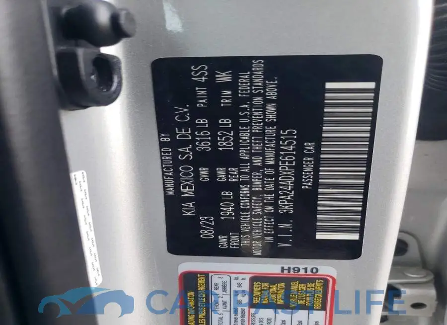 3KPA24ADXPE614515# 12