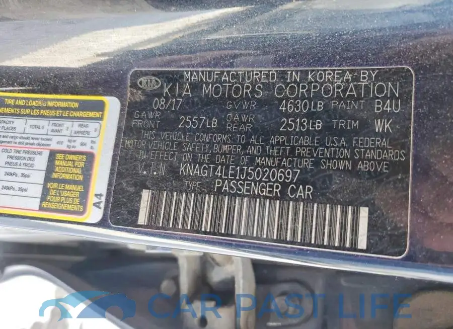 KNAGT4LE1J5020697# 13
