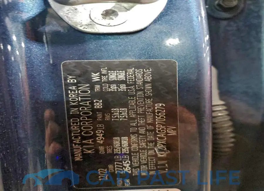 KNDPXCAG5P7056279# 14