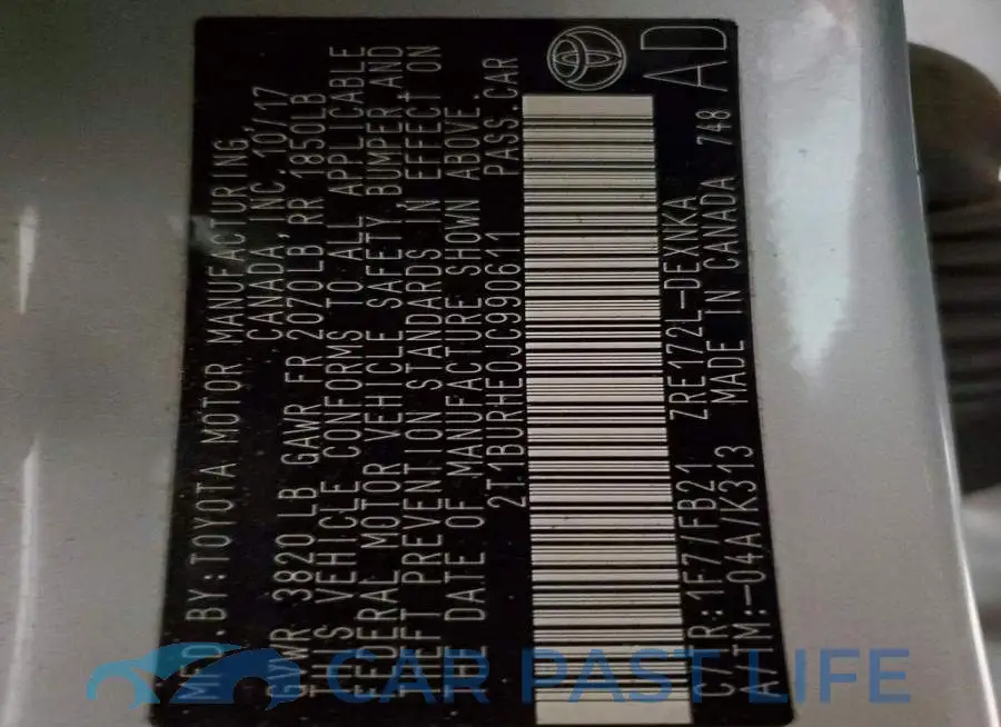 2T1BURHE0JC990611# 12