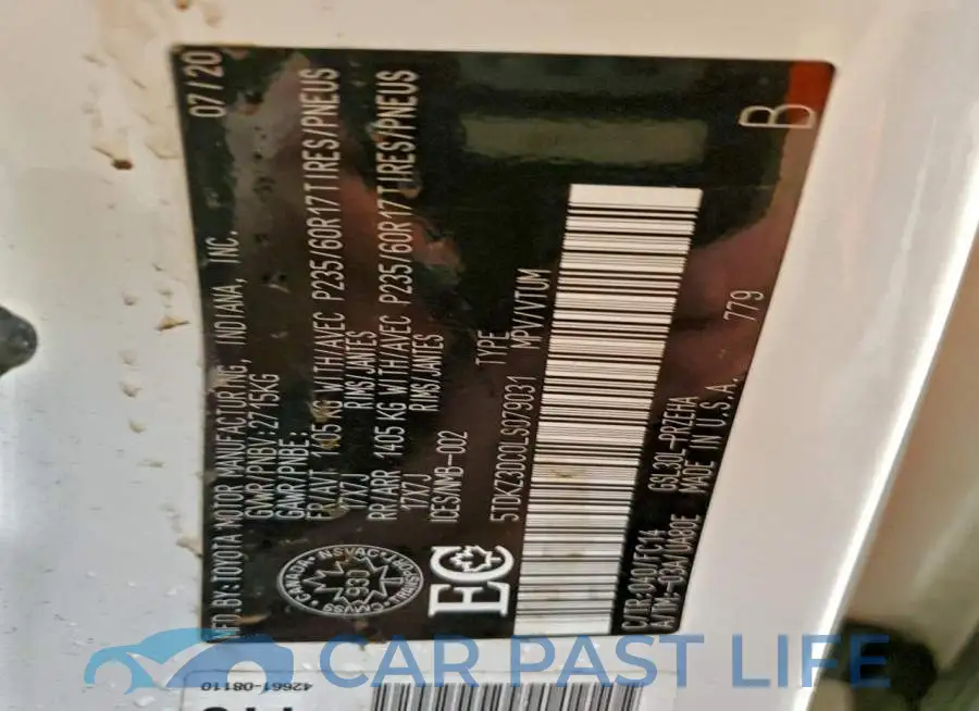 5TDKZ3DC0LS079031# 14