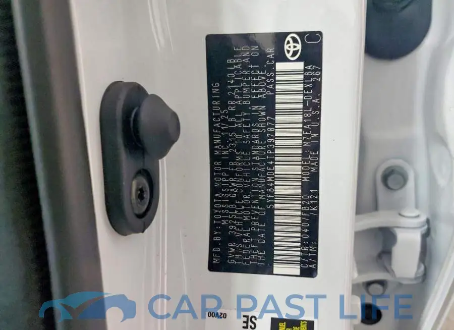 5YFB4MDE4TP397877# 12
