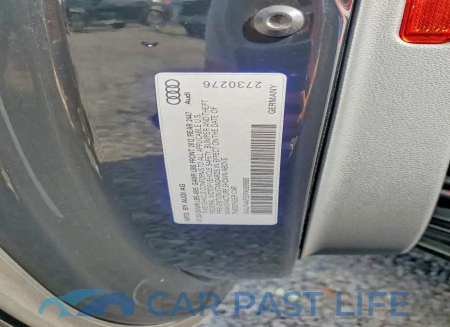 WAUP4AF50PA069686# 12