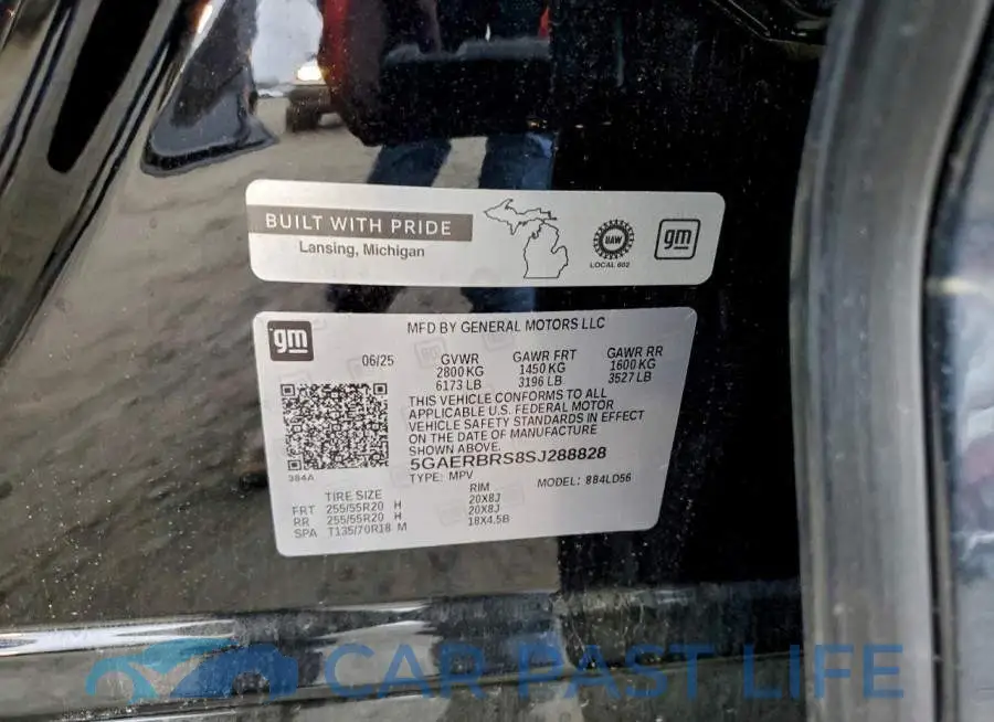 5GAERBRS8SJ288828# 13