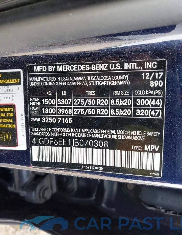 4JGDF6EE1JB070308# 14
