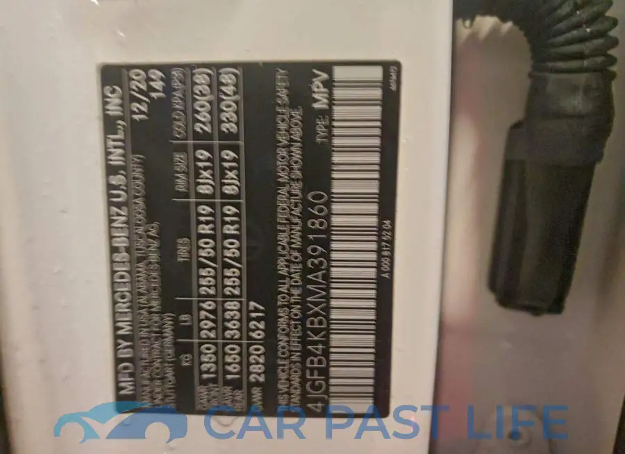4JGFB4KBXMA391860# 13