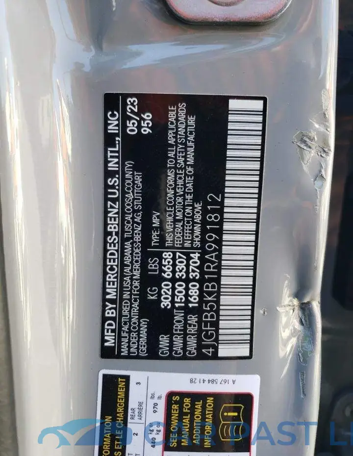 4JGFB5KB1RA991812# 13