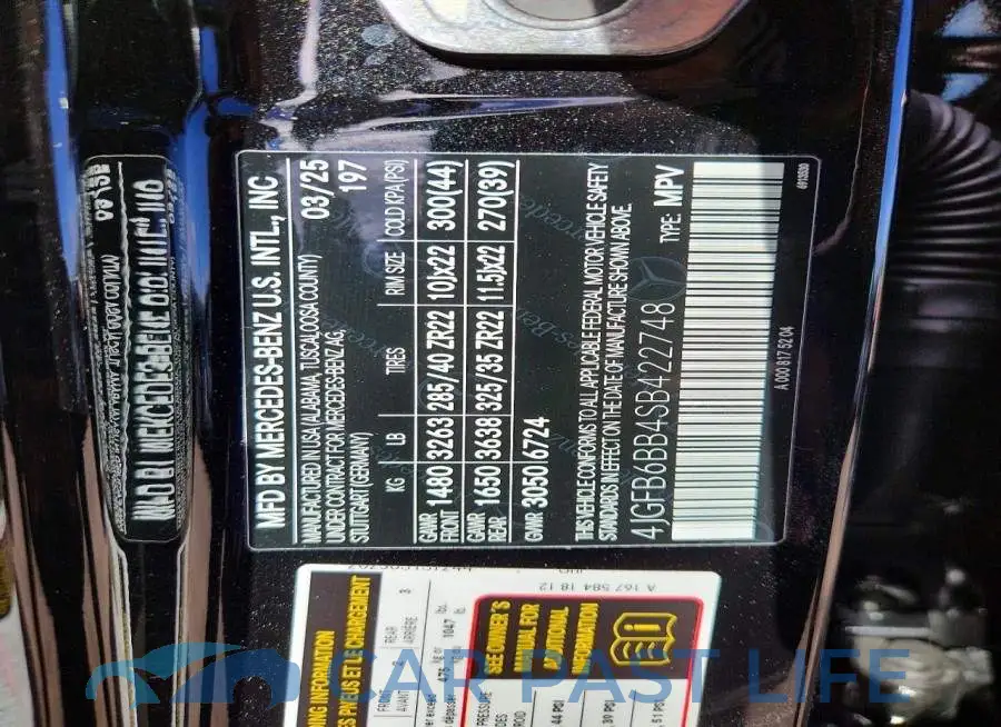 4JGFB6BB4SB422748# 14