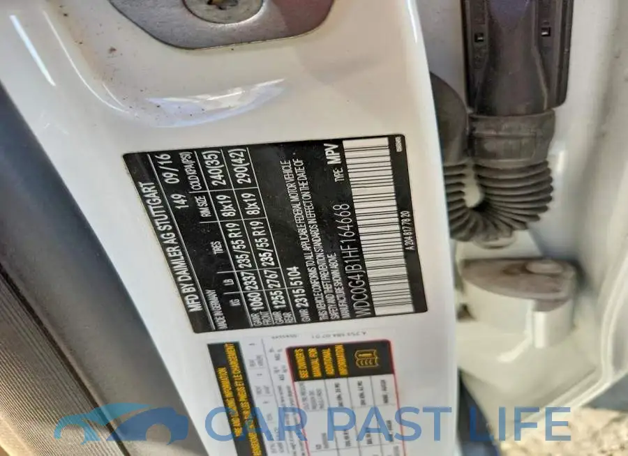 WDC0G4JB1HF164668# 12