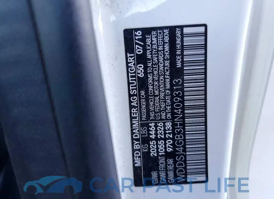 WDDSJ4GB3HN409313# 12