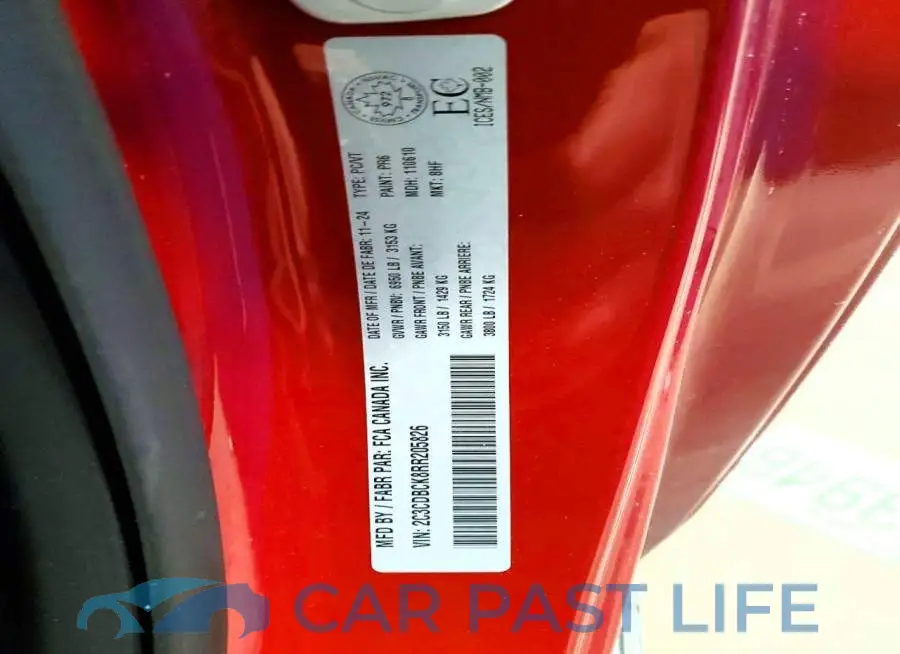2C3CDBCK8RR205826# 12