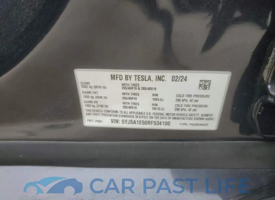 5YJSA1E50RF534100# 13
